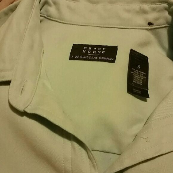 Crazy Horse by Liz Claiborne light blue top - Picture 3 of 3